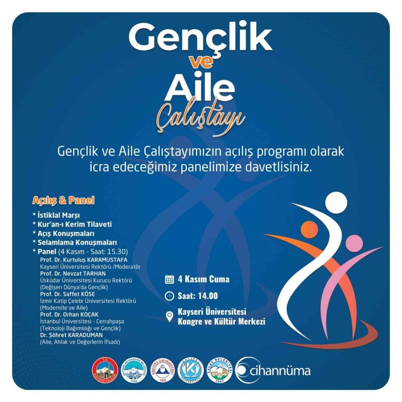 Cihannüma 126 Akademisyeni Kayseri’de buluşturacak