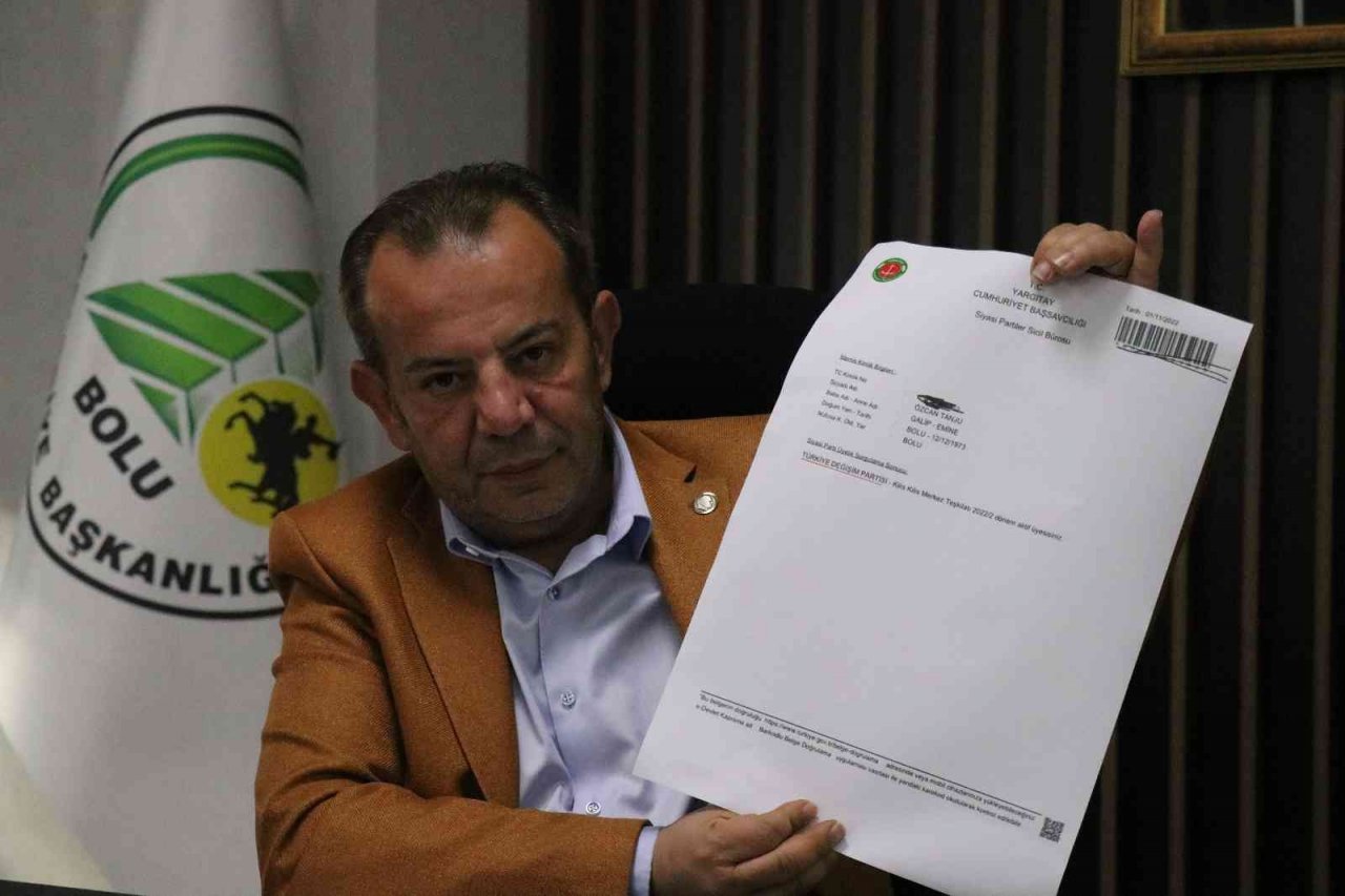 CHP’den ihraç edilen Tanju Özcan’ın TDP’ye üyeliği ortaya çıktı
