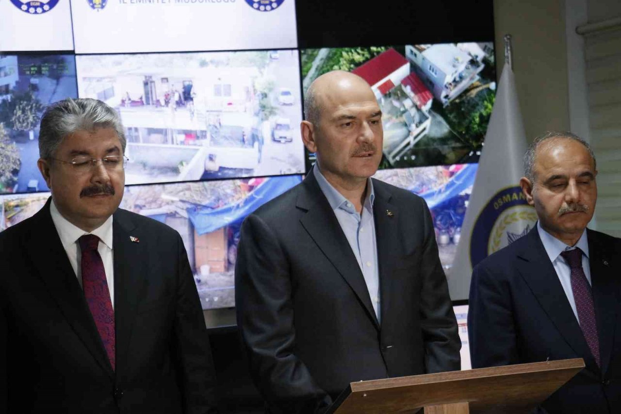 Bakan Soylu açıkladı... Osmaniye’de "Kökünü Kurutma Operasyonu": 130 gözaltı