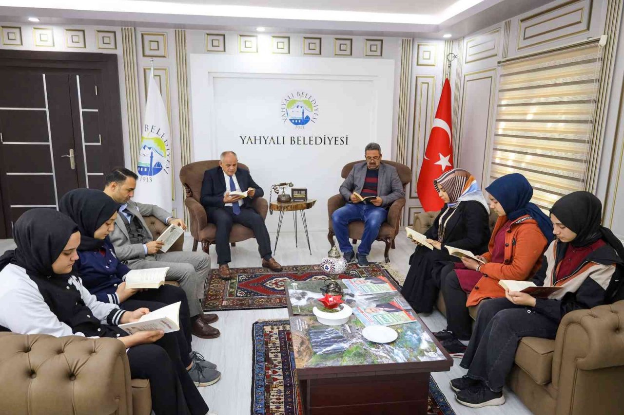 Yahyalı’da okuma projesine yoğun ilgi