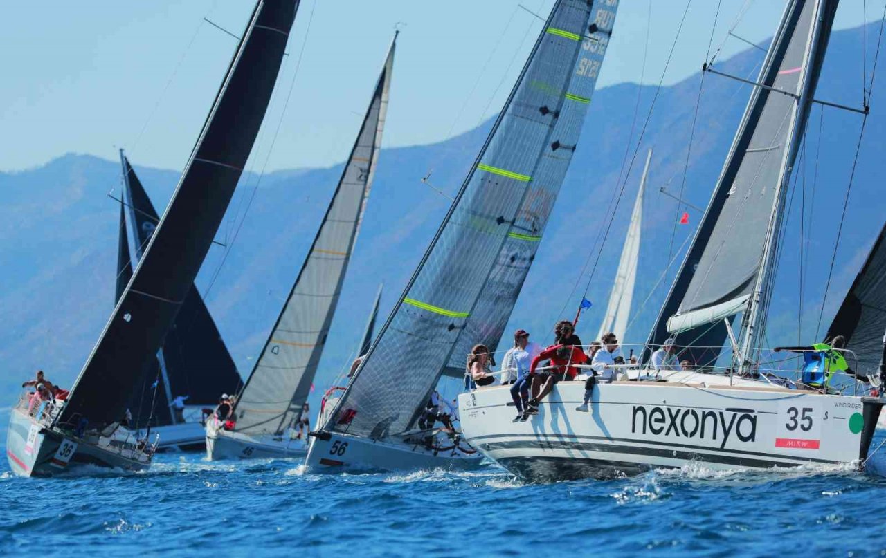 Yelkenliler, Marmaris International Race Week’te kıyasıya yarıştı