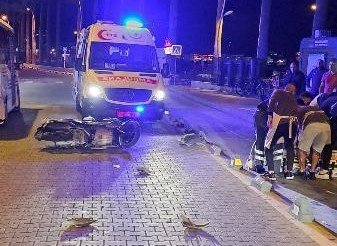 Marmaris’te motosiklet kazasında zabıta komiseri yaralandı