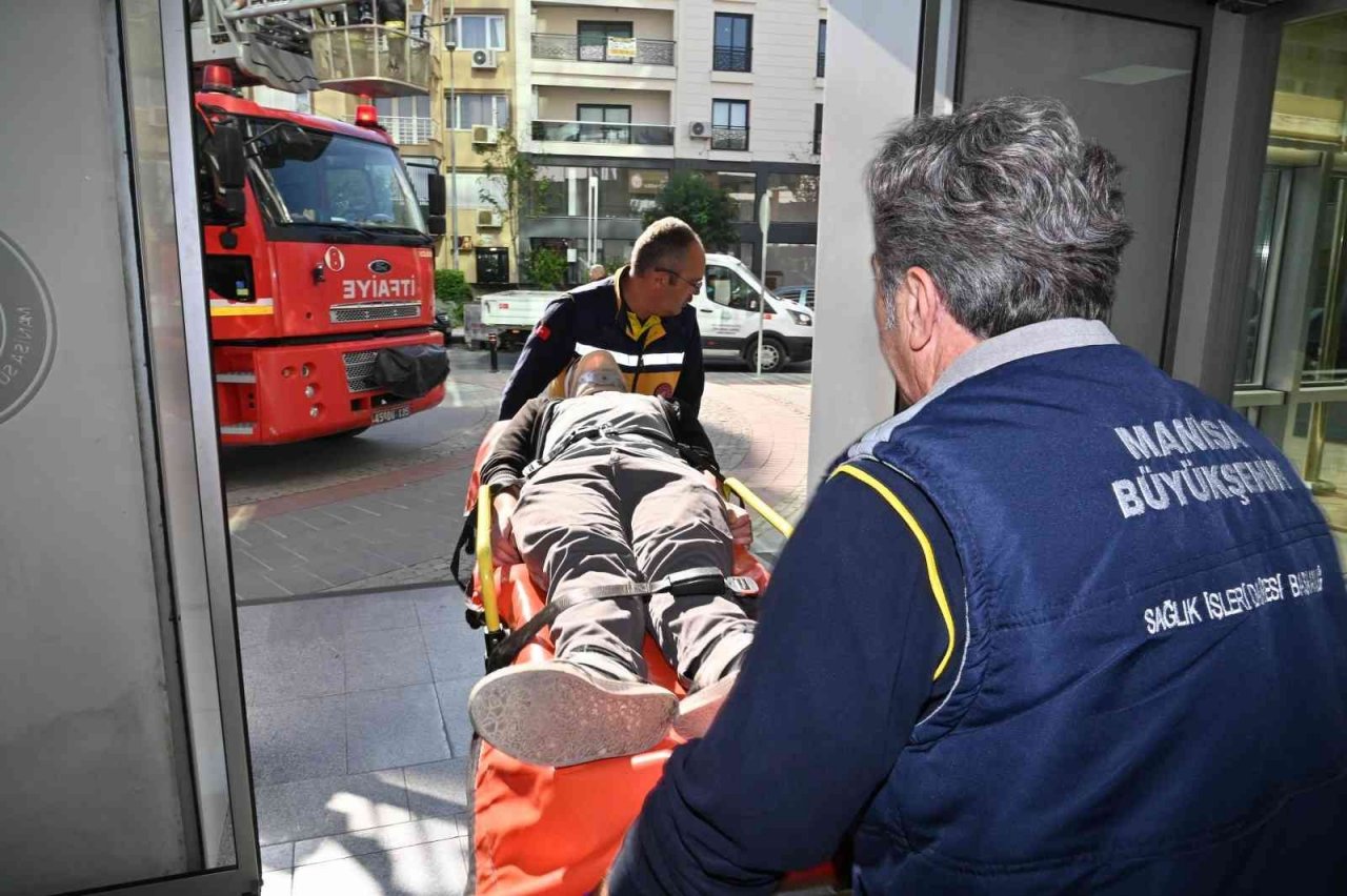 MASKİ’de yangın tatbikatı yapıldı