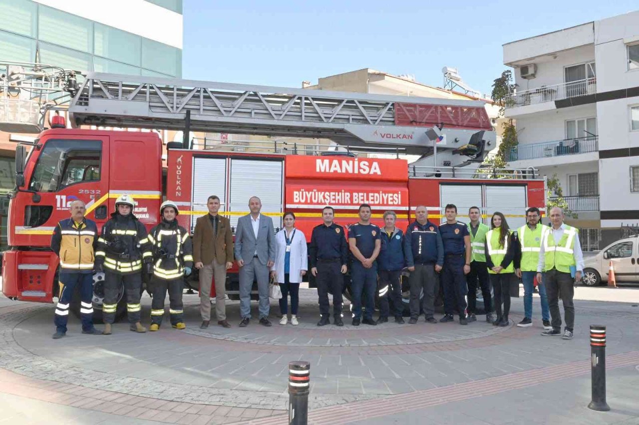 MASKİ’de yangın tatbikatı yapıldı