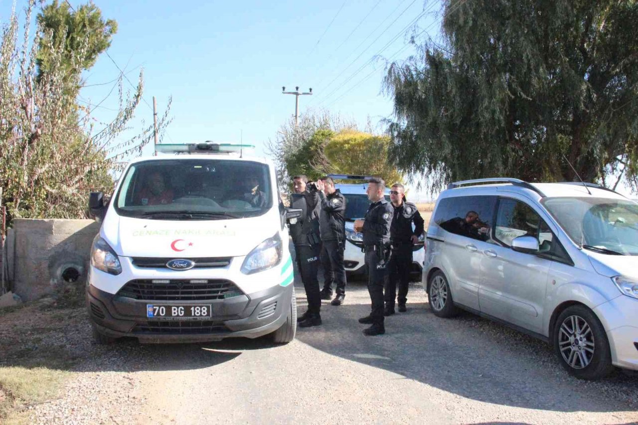 Karaman’da elma bahçesinde şüpheli ölüm