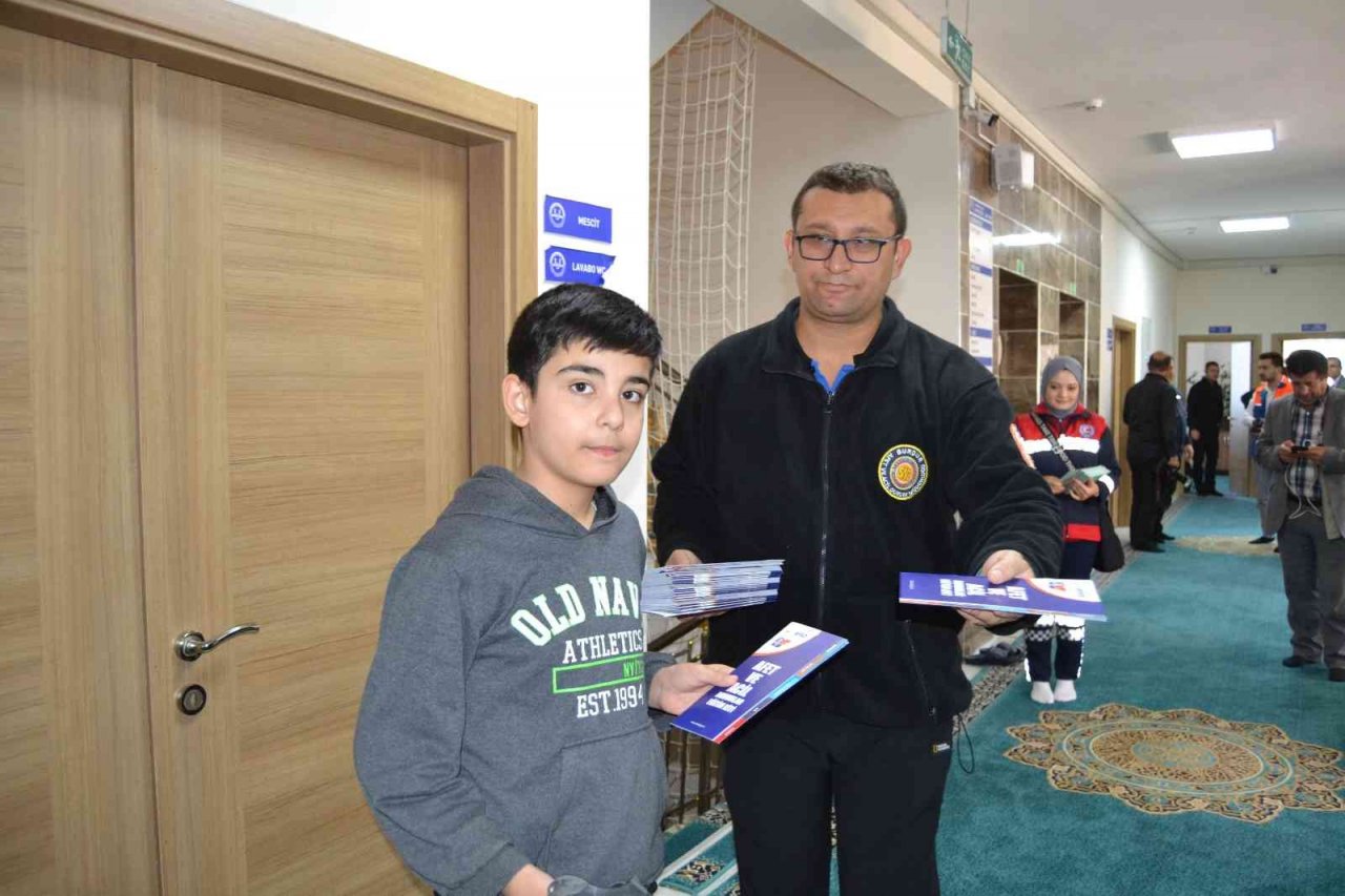 Burdur’da tahliye tatbikatı