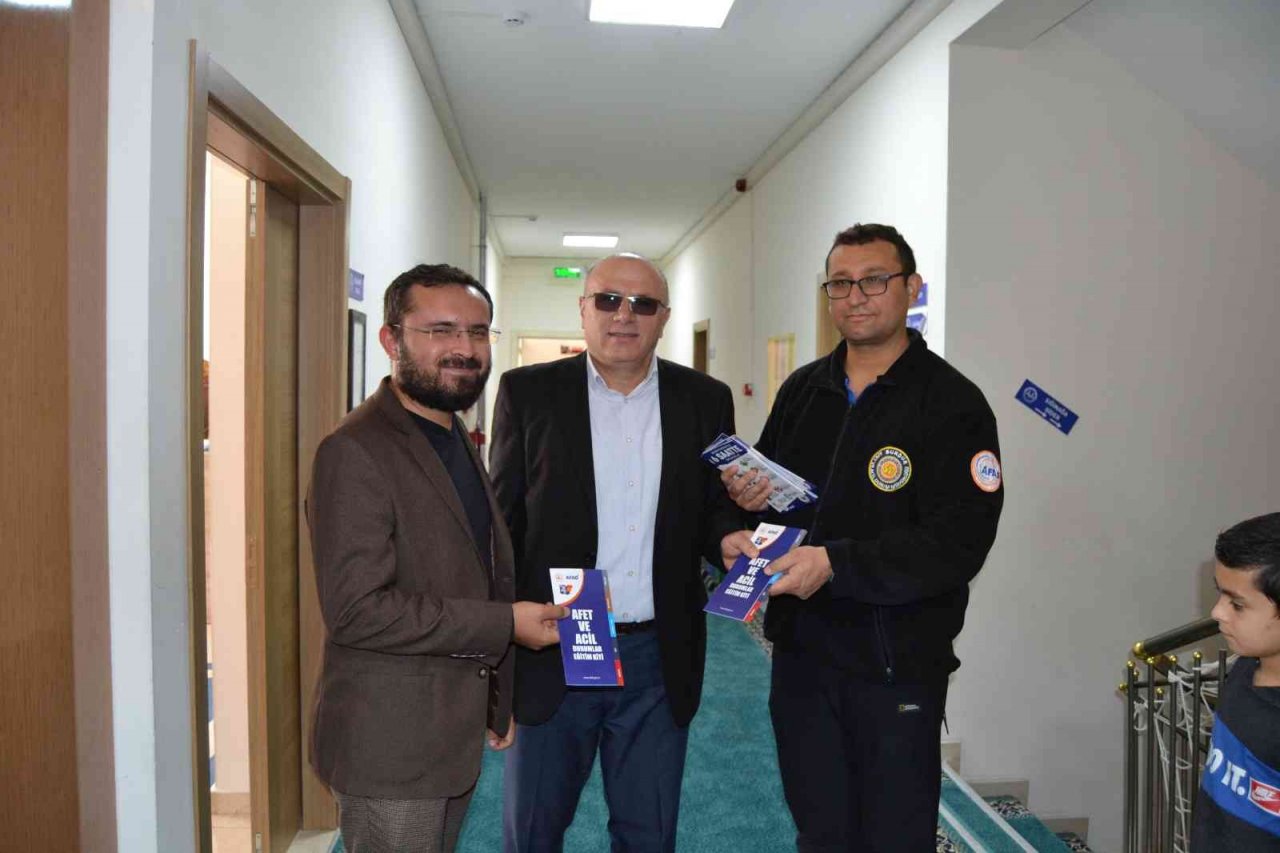 Burdur’da tahliye tatbikatı