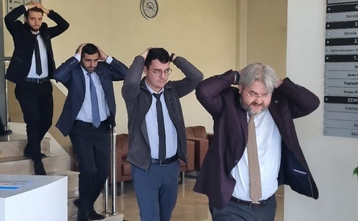 Diyanet çalışanlarına deprem tatbikatı