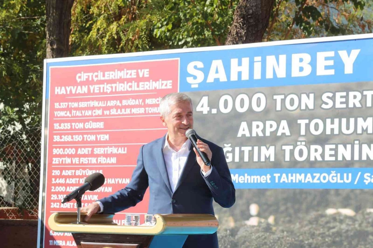 Şahinbey’de 4 bin ton buğday tohumu dağıtılıyor