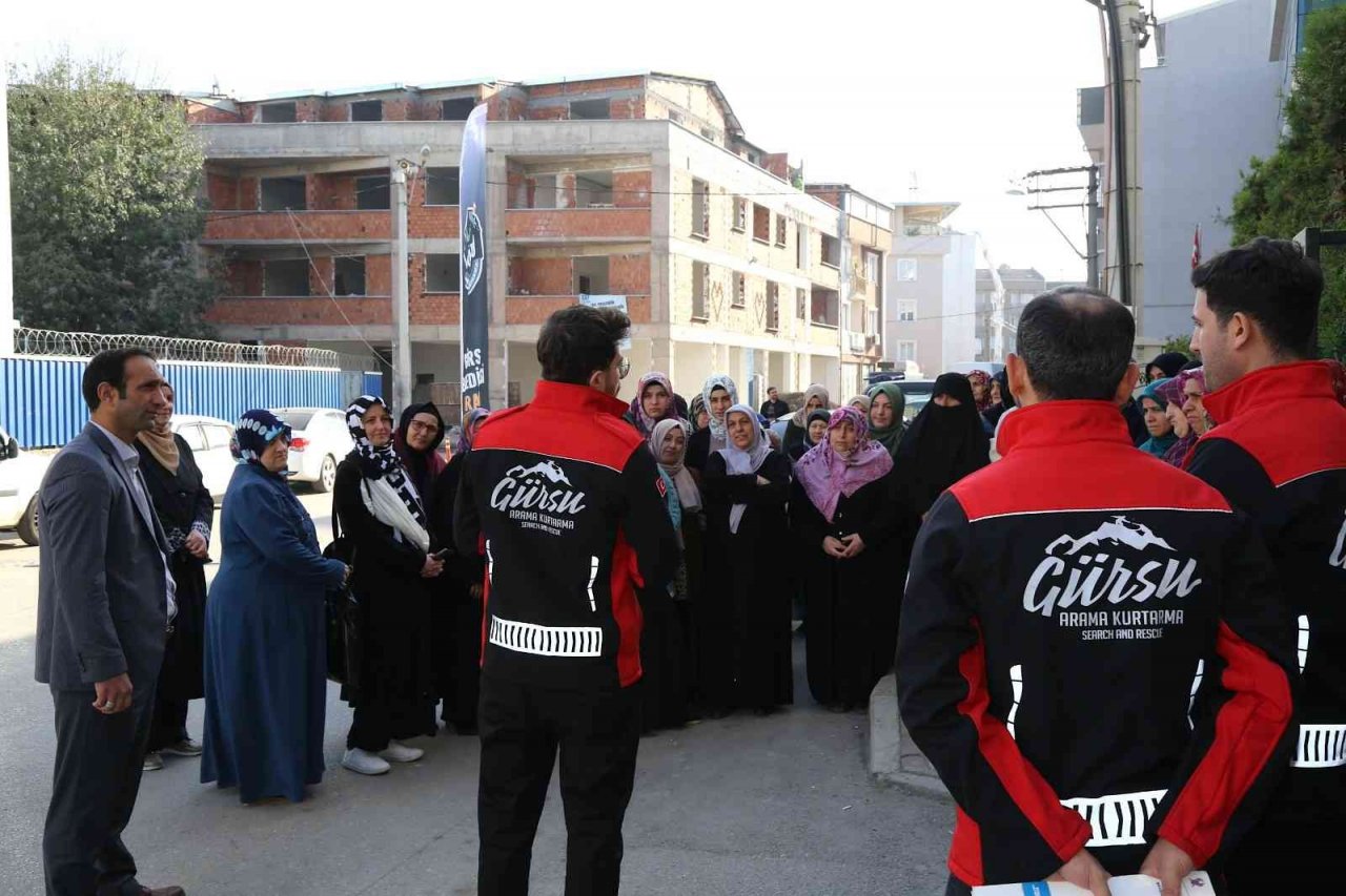 Gürsu’da deprem tatbikatı