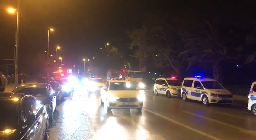 Kaza yapan kadın sürücü basın mensuplarına saldırdı
