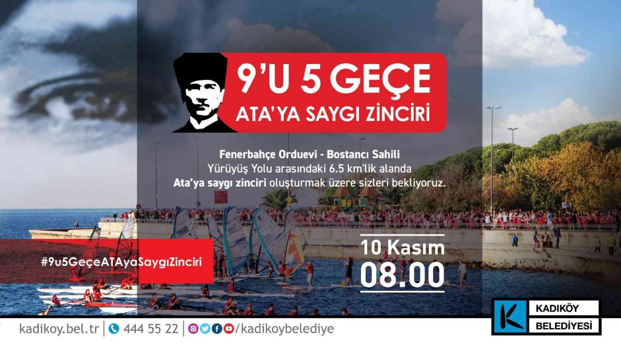 Kadıköy’de ’Ata’ya saygı zinciri’ oluşturulacak