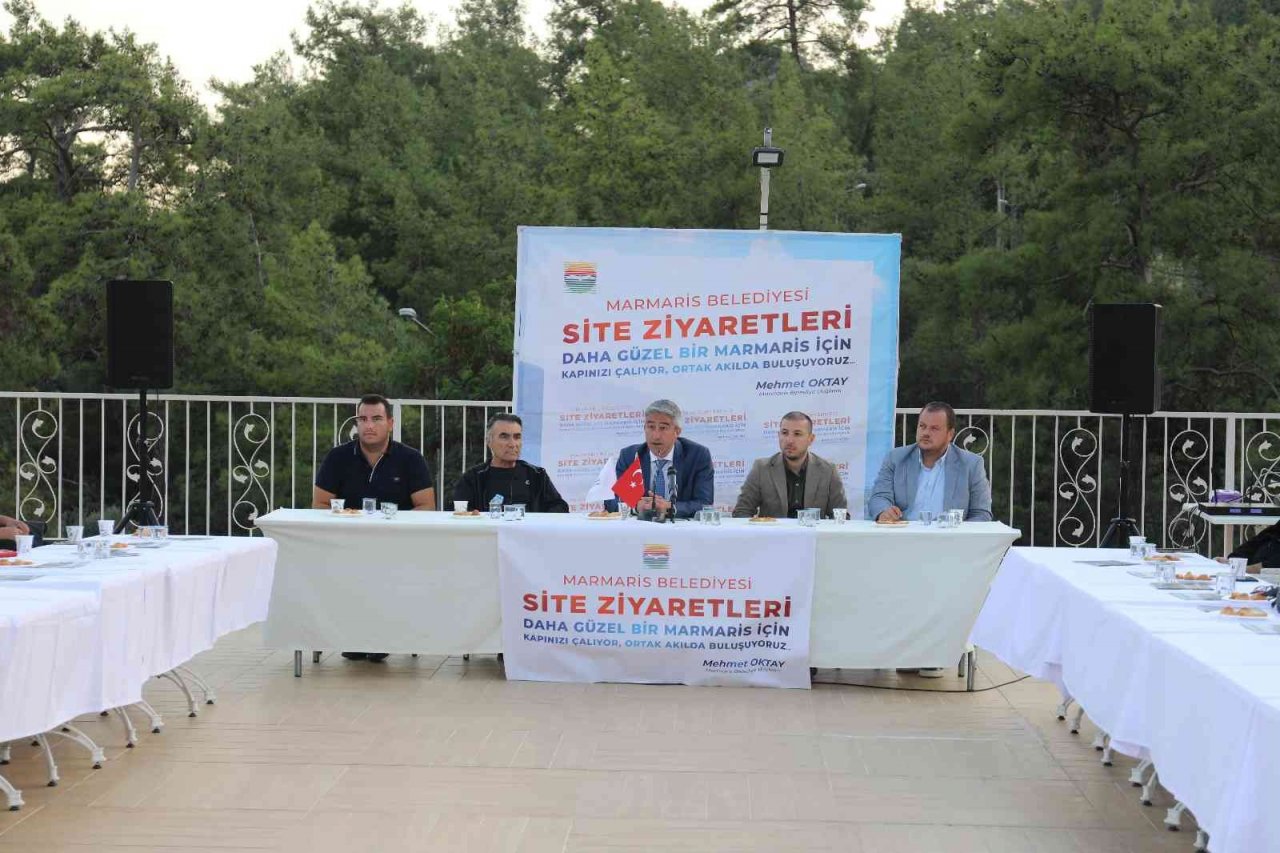 Başkan Oktay: "Marmaris’i ortak akılla yönetiyoruz"