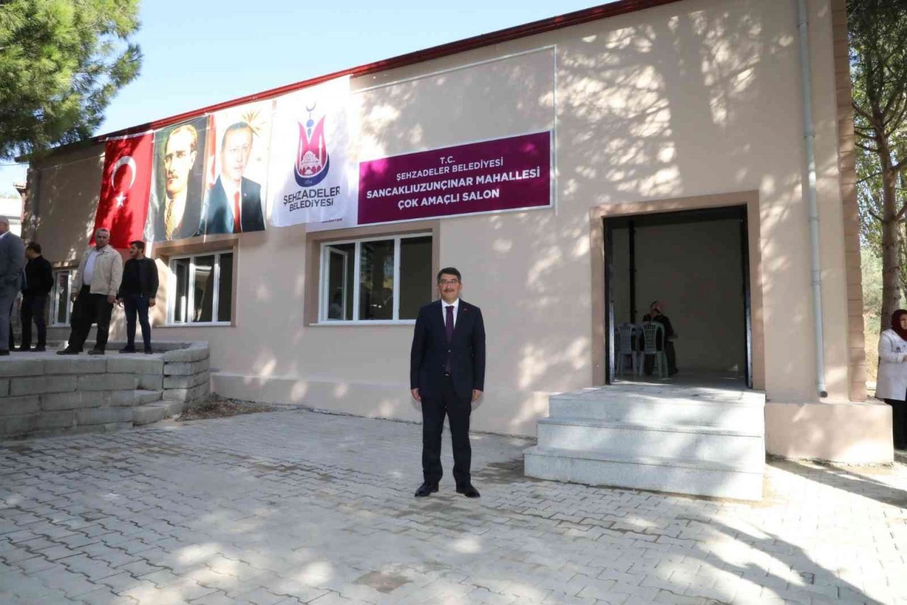 Şehzadeler Belediyesi’nin Sancaklıuzunçınar’a kazandırdığı proje hizmete girdi