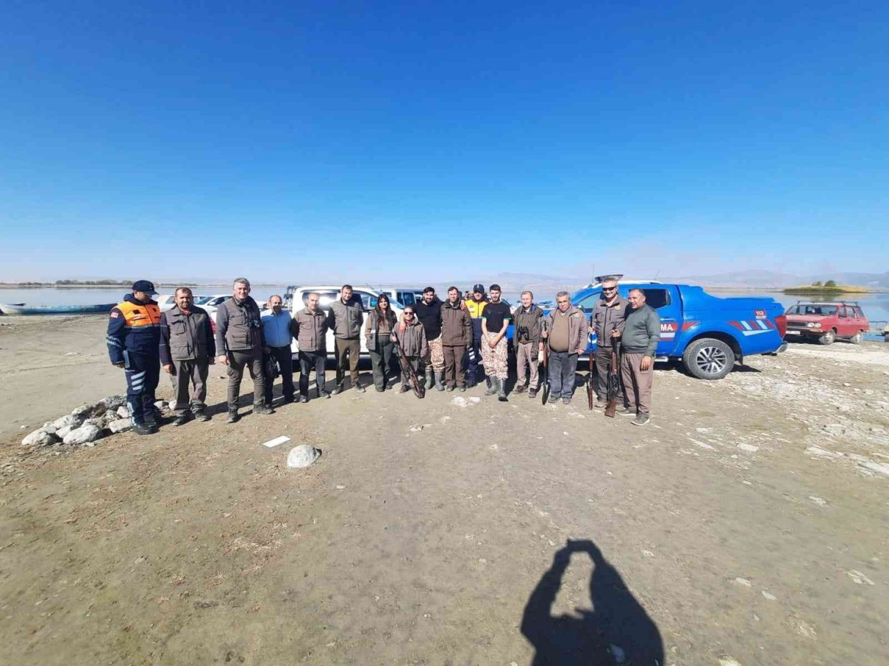 42 su kuşunu vuran 5 kaçak avcı yakalandı