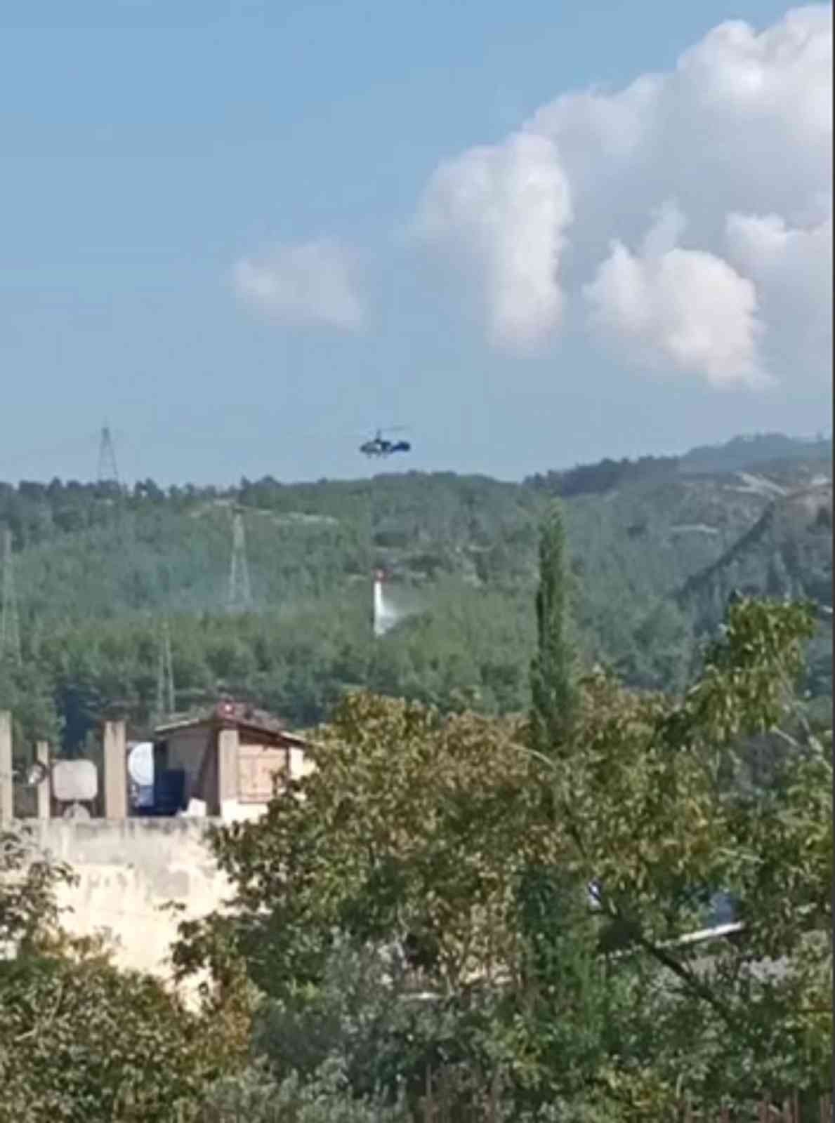 Dörtyol’da çıkan orman yangını söndürüldü