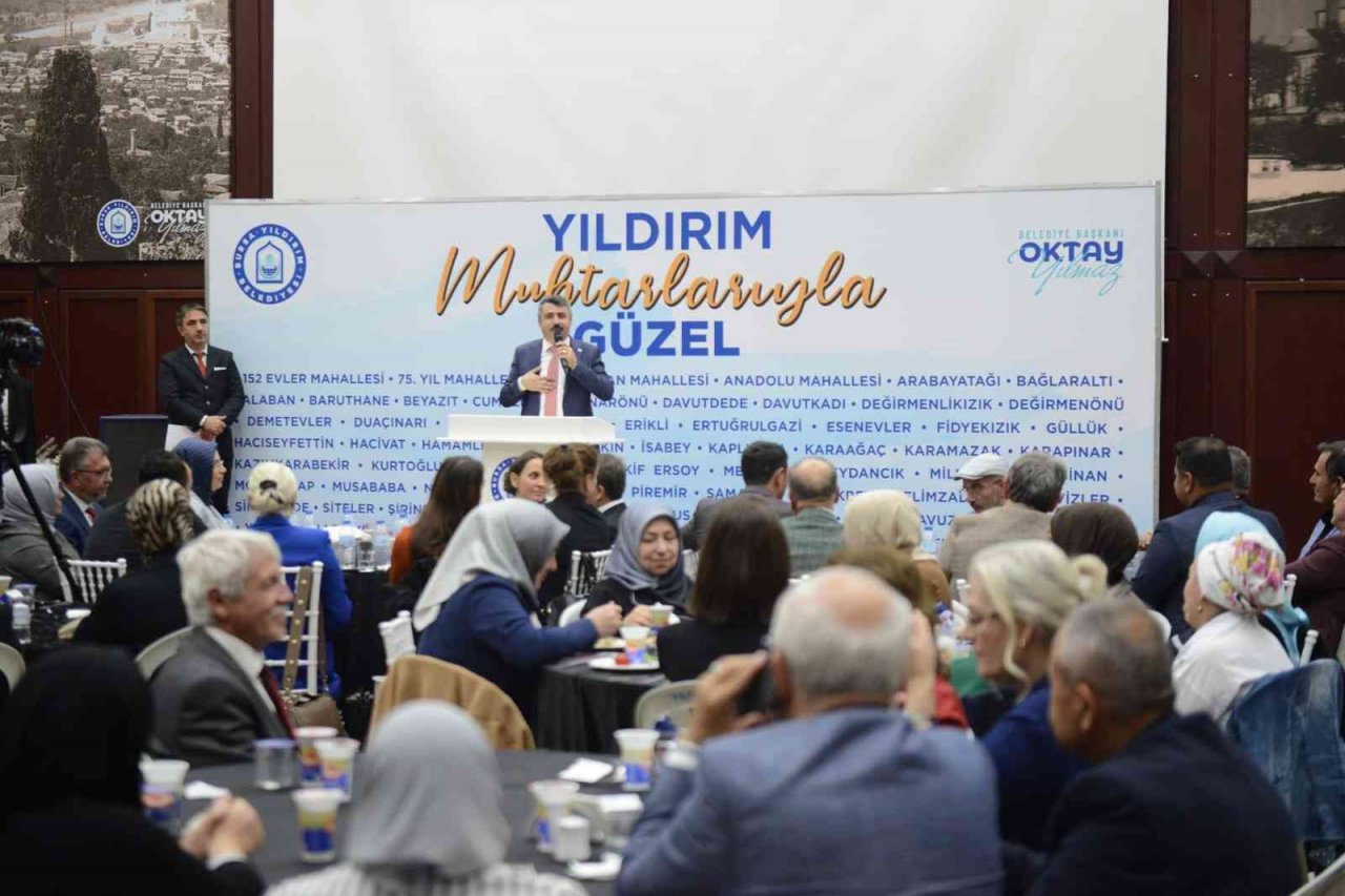 Yıldırım muhtarlarıyla güzel