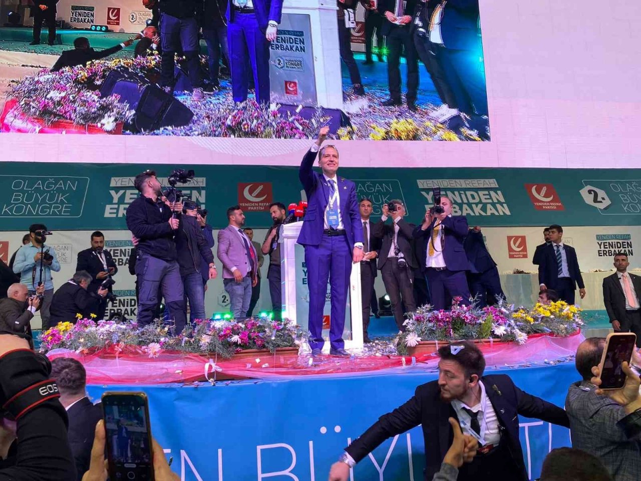 Yeniden Refah Partisi genel başkanlığına yeniden Fatih Erbakan seçildi