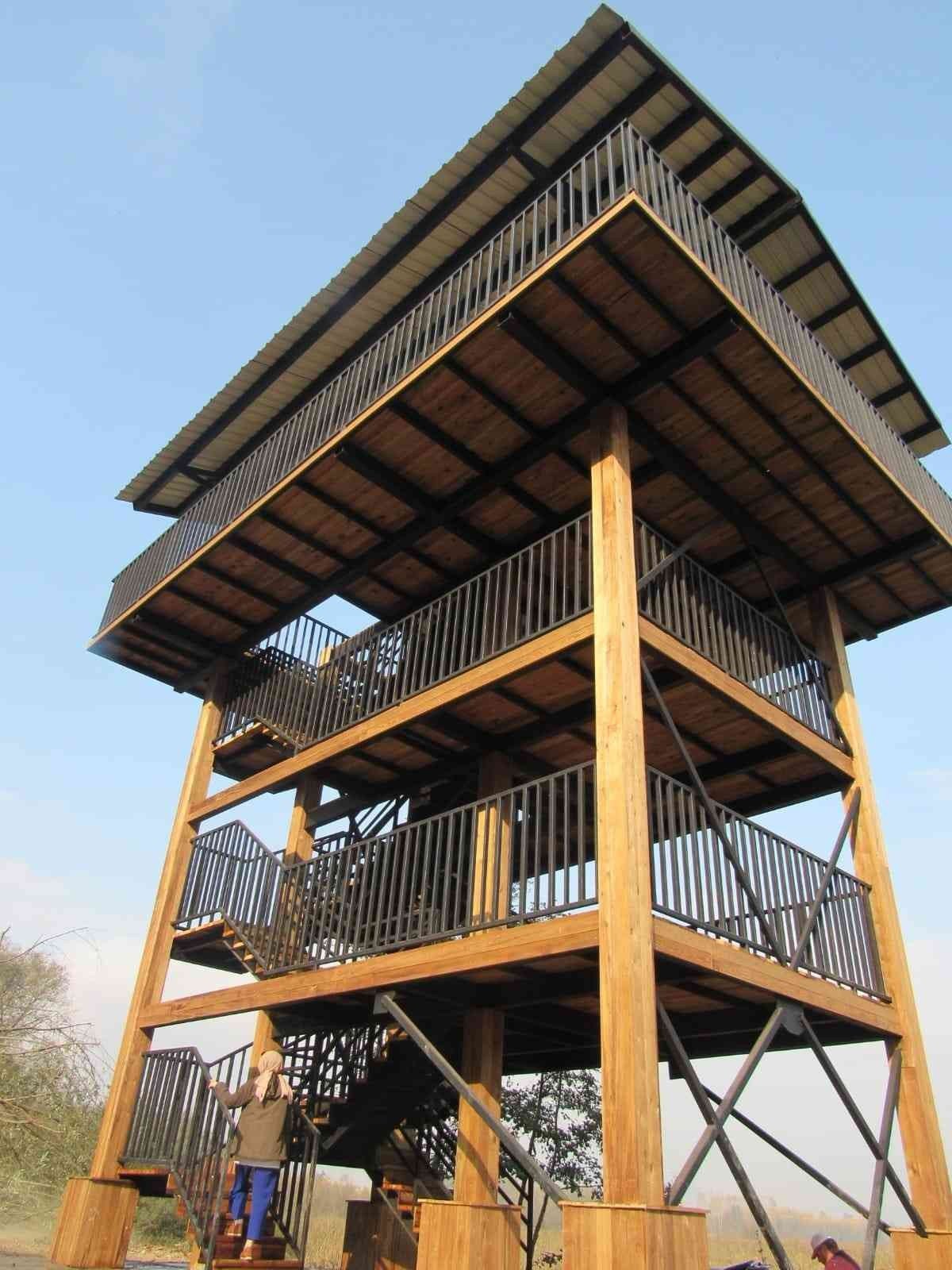 Efteni kuş gözlem kulesi hizmete açıldı