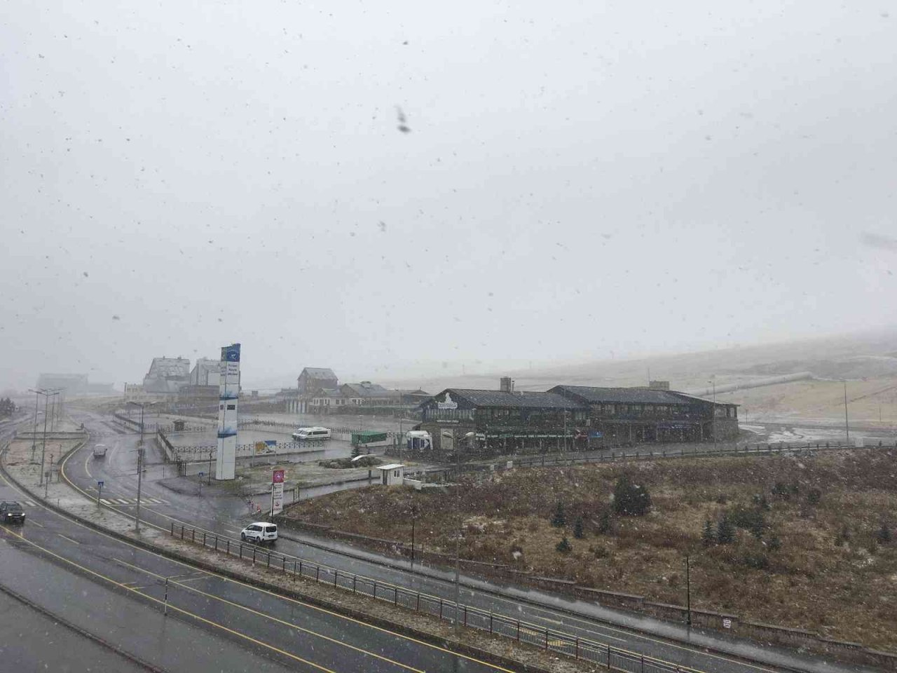 Erciyes’te kar etkili oldu