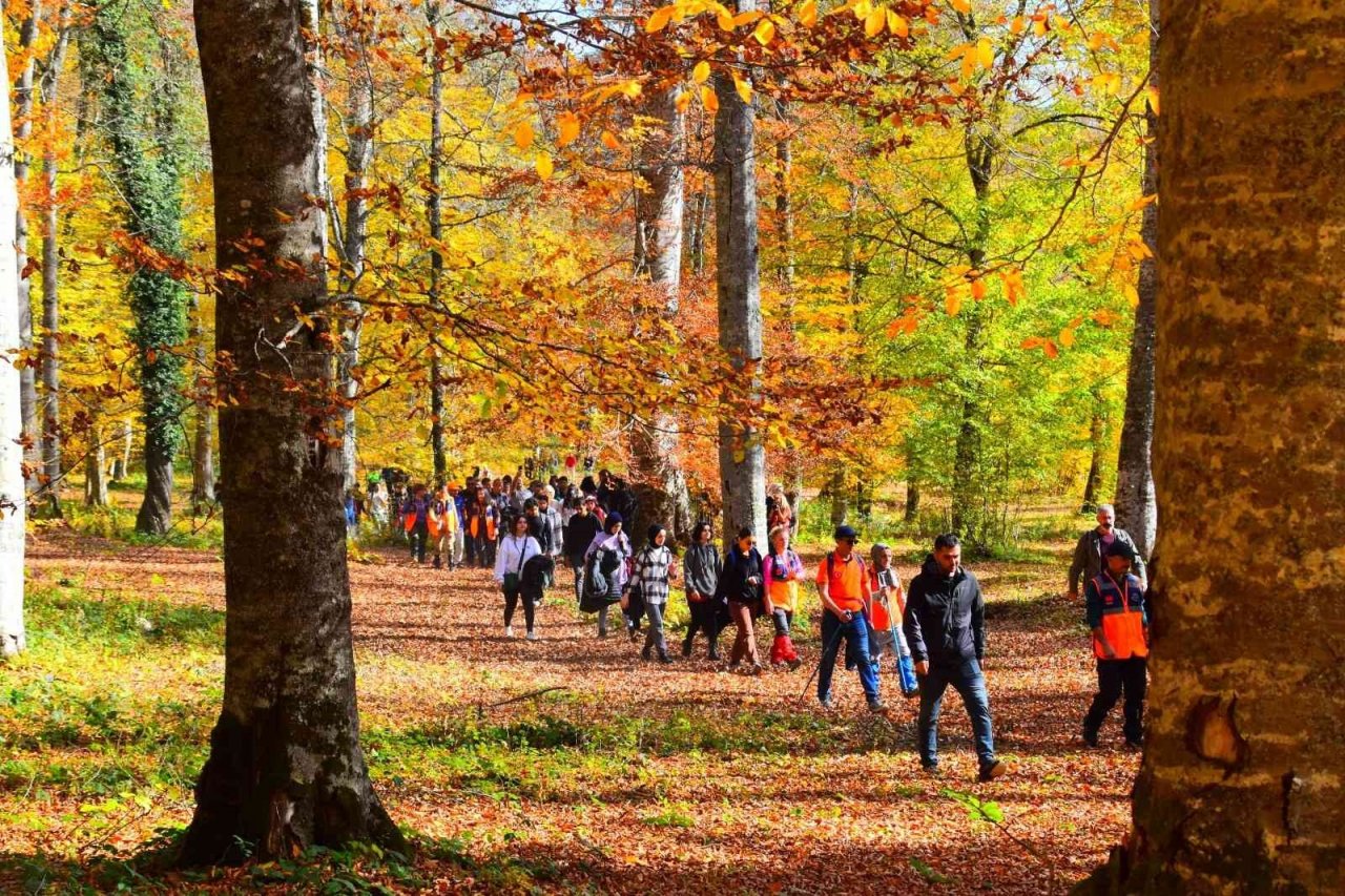 Yenice ormanlarını turizme kazandırmak için doğa yürüyüşü düzenlendi