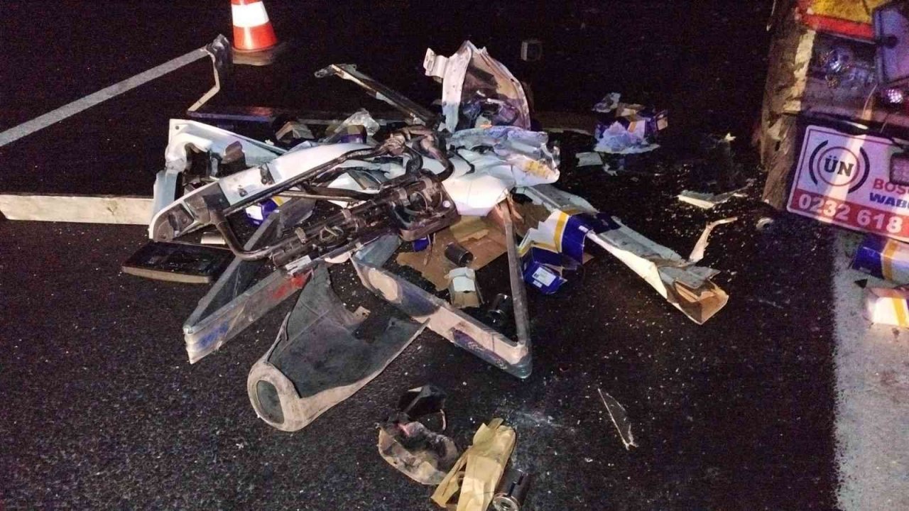 Otobanda inanılmaz ölüm