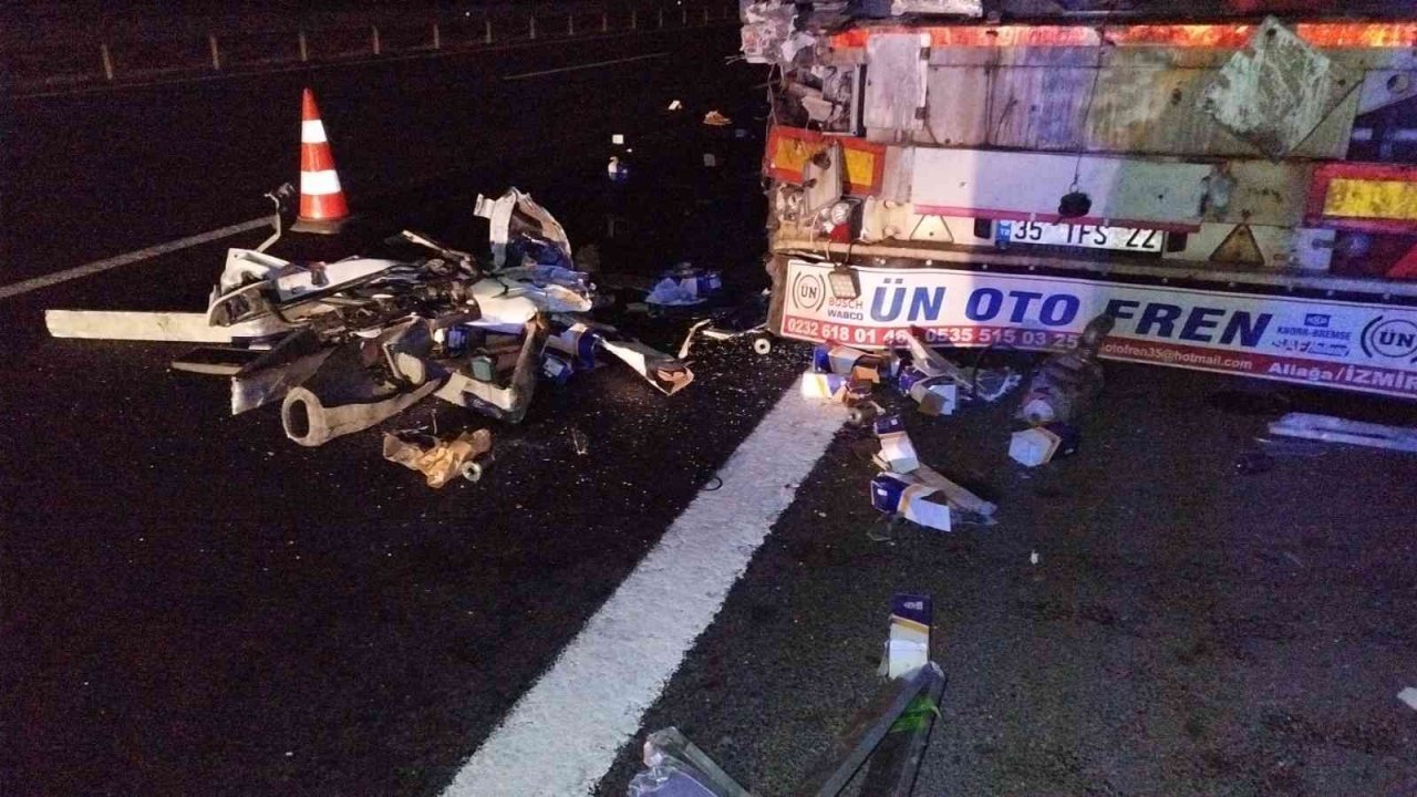 Otobanda inanılmaz ölüm