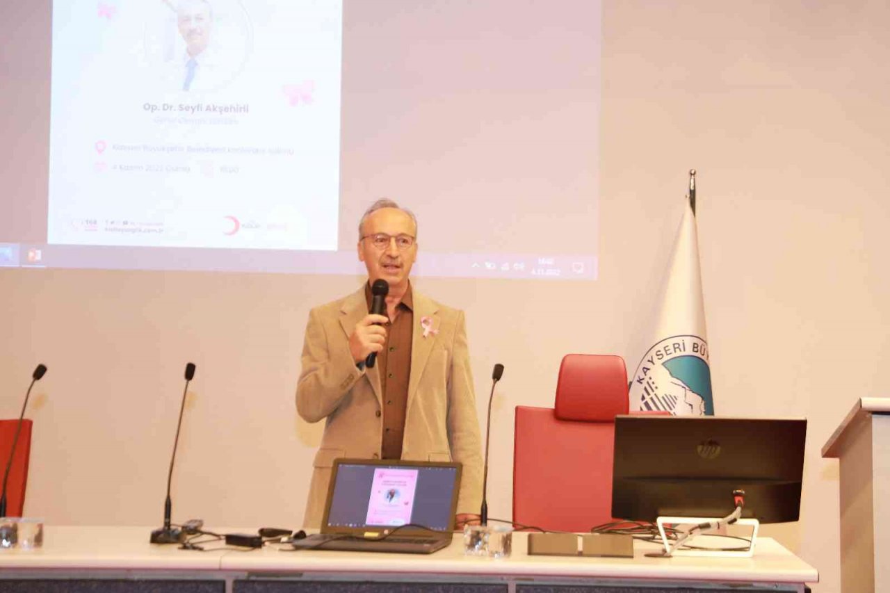 Büyükşehir ile Kızılay Hastanesi işbirliğinde meme kanseri semineri