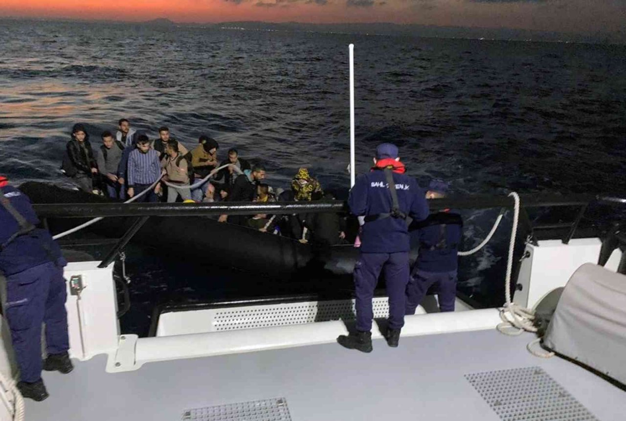 Muğla’da 72 düzensiz göçmen kurtarıldı