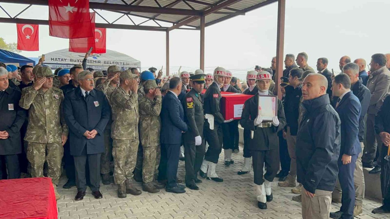 Kuzey Irak şehidi Hatay’da son yolculuğuna uğurlanıyor