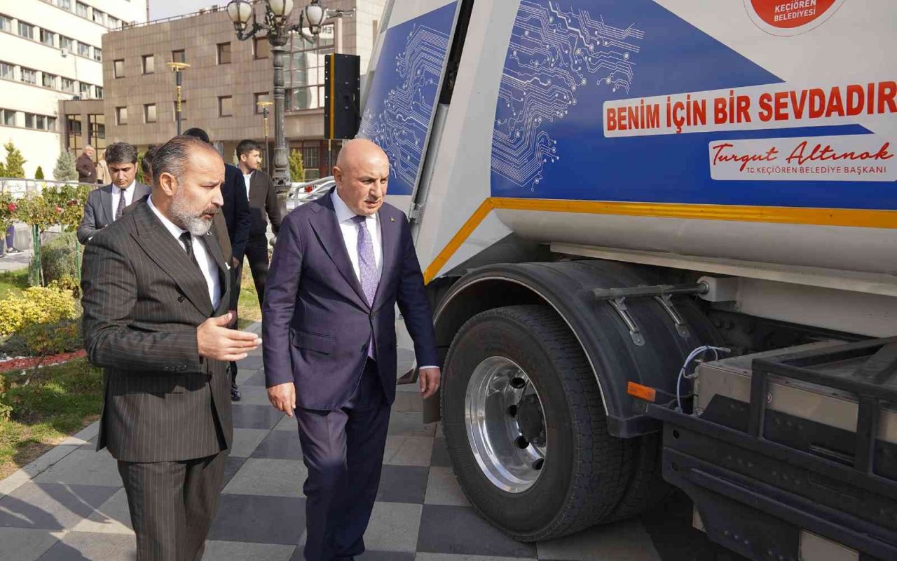 Elektrikli kamyon Keçiören’de teste girdi