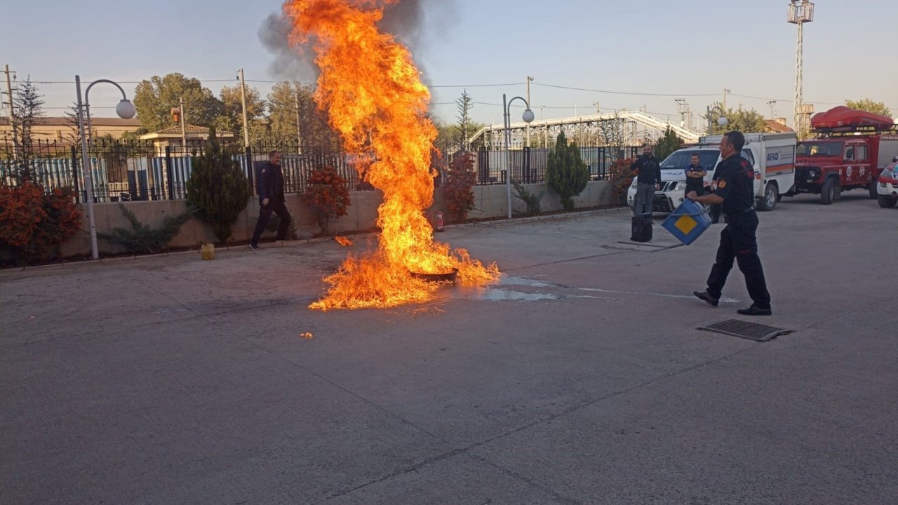 Hastanede gerçeği aratmayan tatbikat