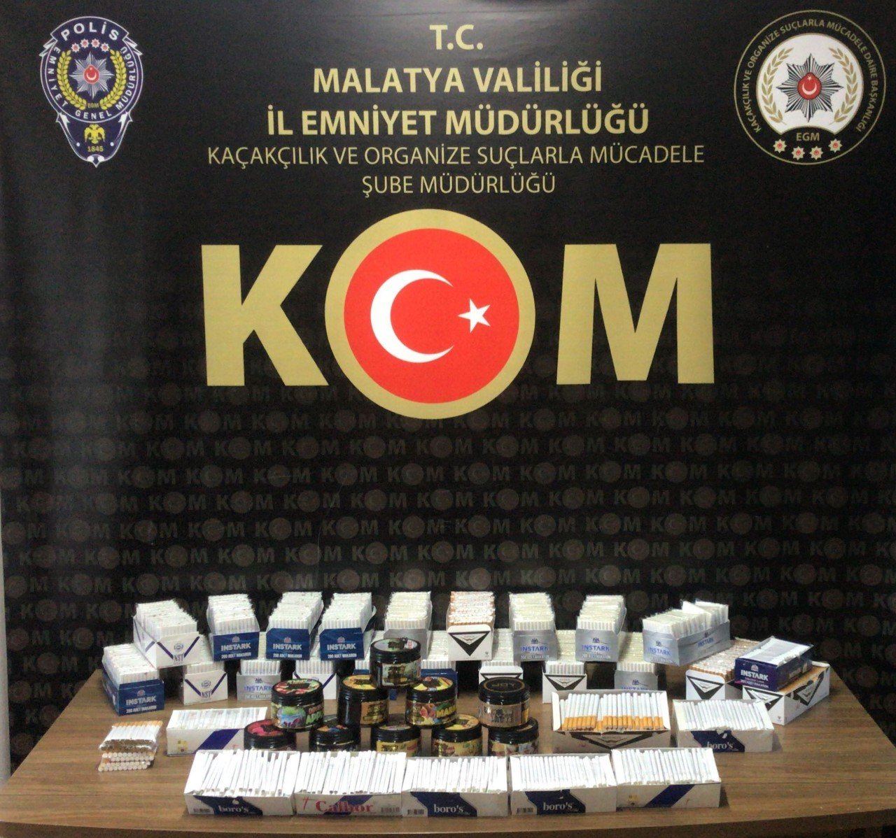 Malatya polisinden kaçakçılara operasyon
