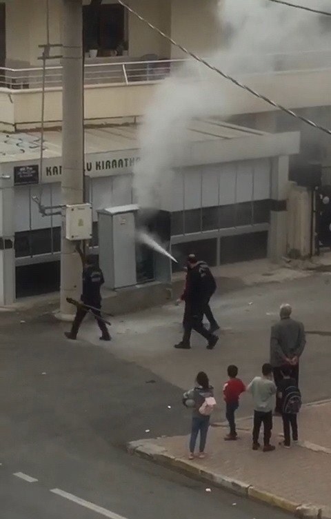 Patlayan trafo paniğe neden oldu