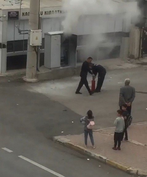 Patlayan trafo paniğe neden oldu