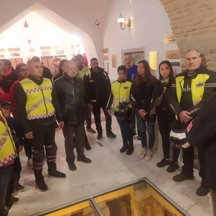 Motosiklet ve Scooter Grubu üyeleri Şuhut ilçesini gezdi