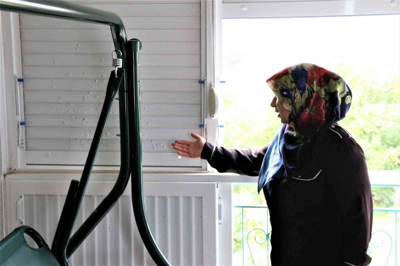 Yıkamak için balkonuna çıkan kadın, gördüğü manzara karşısında dehşete kapıldı