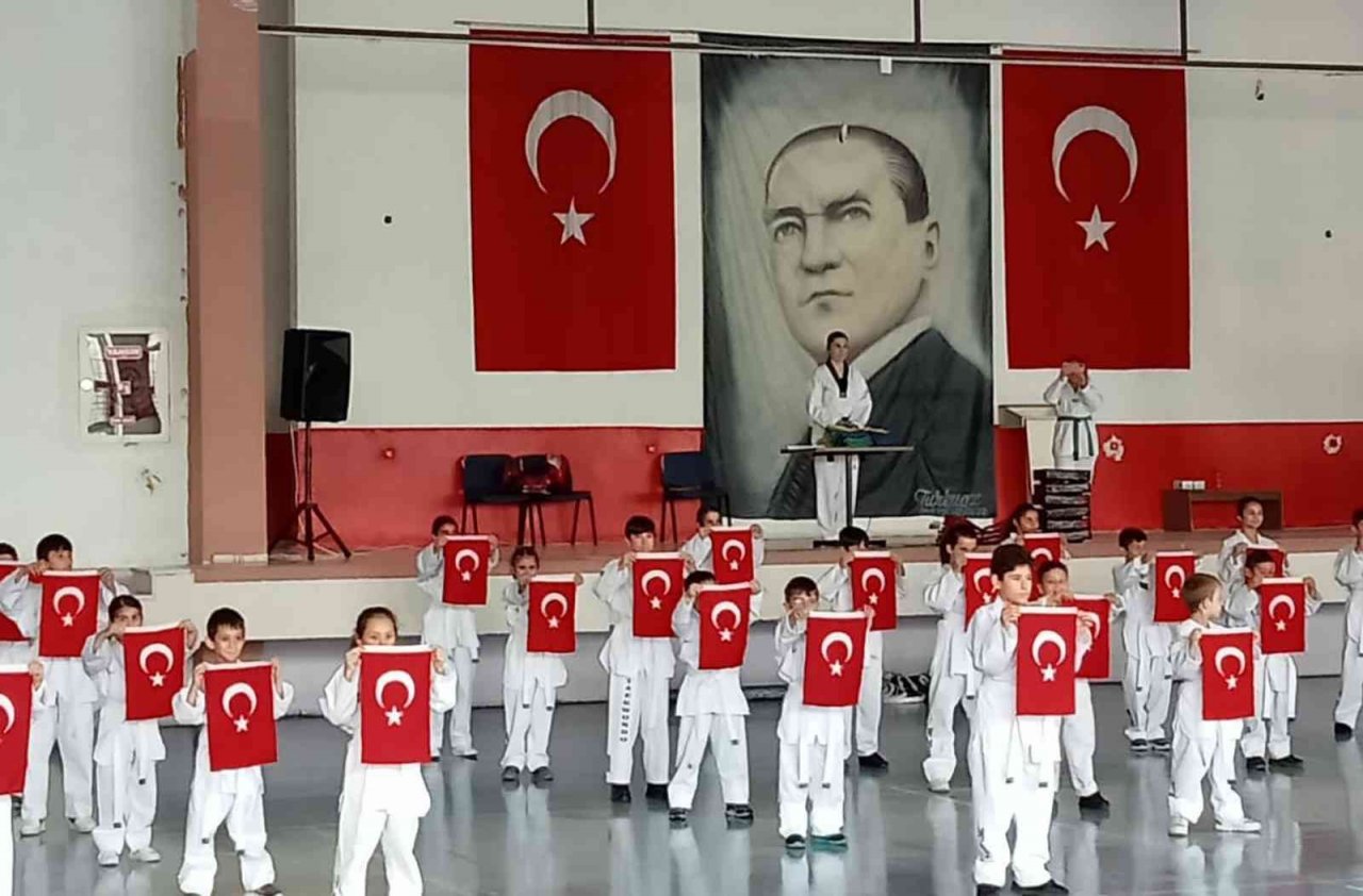Bozüyük’te taekwando kuşak sınavı yapıldı