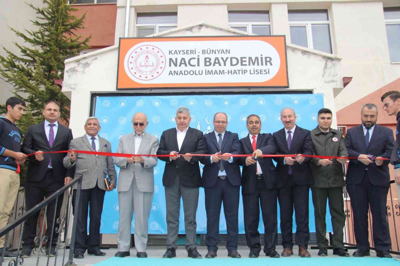 Bünyan Naci Baydemir A.İ.H.L’de toplu açılış töreni gerçekleştirildi