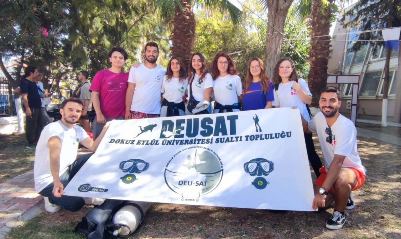 DEÜ Körfez’i temizliyor, atıkları dönüştürüyor