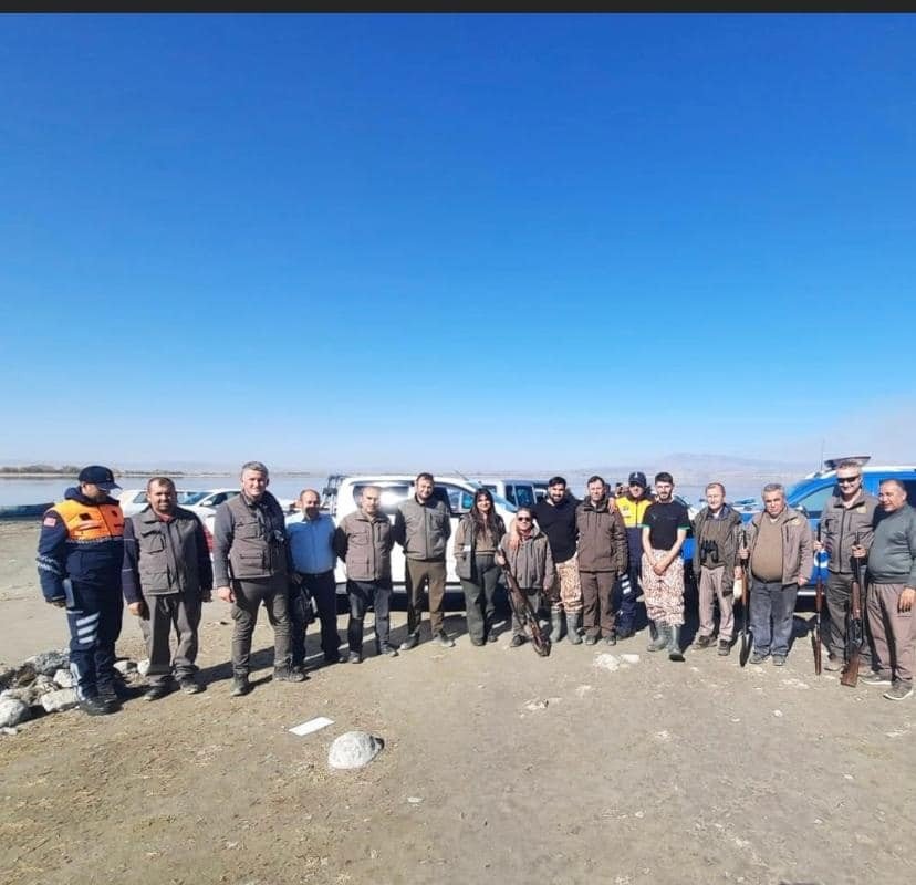 Yasa dışı avlandığı tespit edilen 5 avcıya idari işlem uygulandı