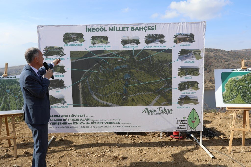 Bursa’nın en büyük Millet Bahçesi şehrin ortak sinerjisiyle yükseliyor