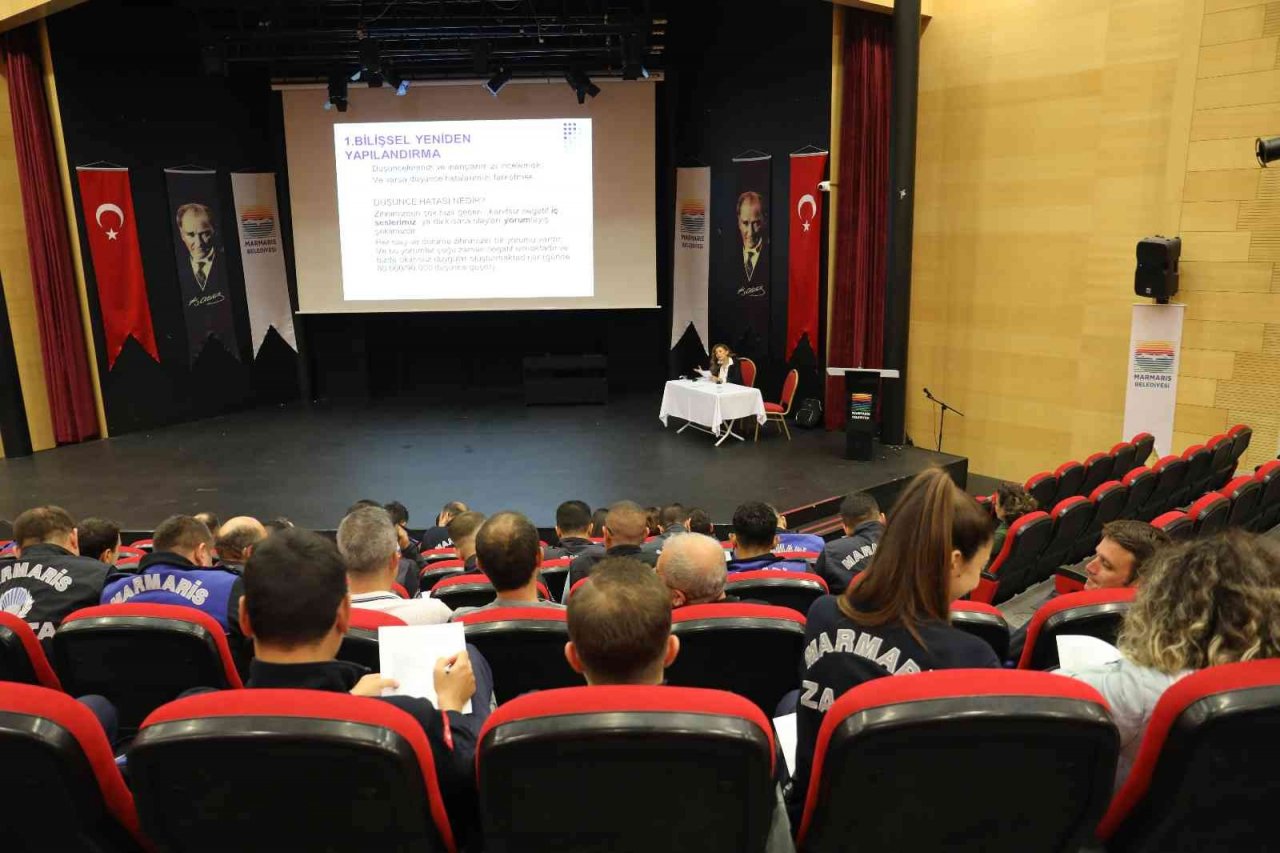 Marmaris Belediyesi personellerine Stres ve Öfke Yönetimi eğitimi verildi