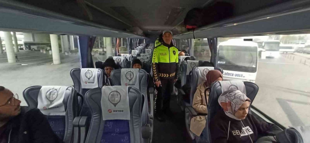 Otobüs kazaları trafik ekiplerini harekete geçirdi
