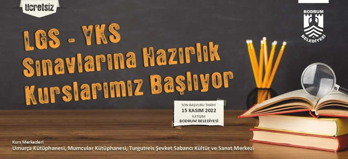 Belediyeden öğrencilere ücretsiz hazırlık kursları