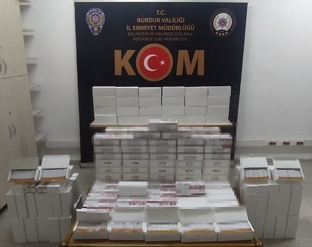 Burdur Emniyetinden kaçakçılık operasyonu