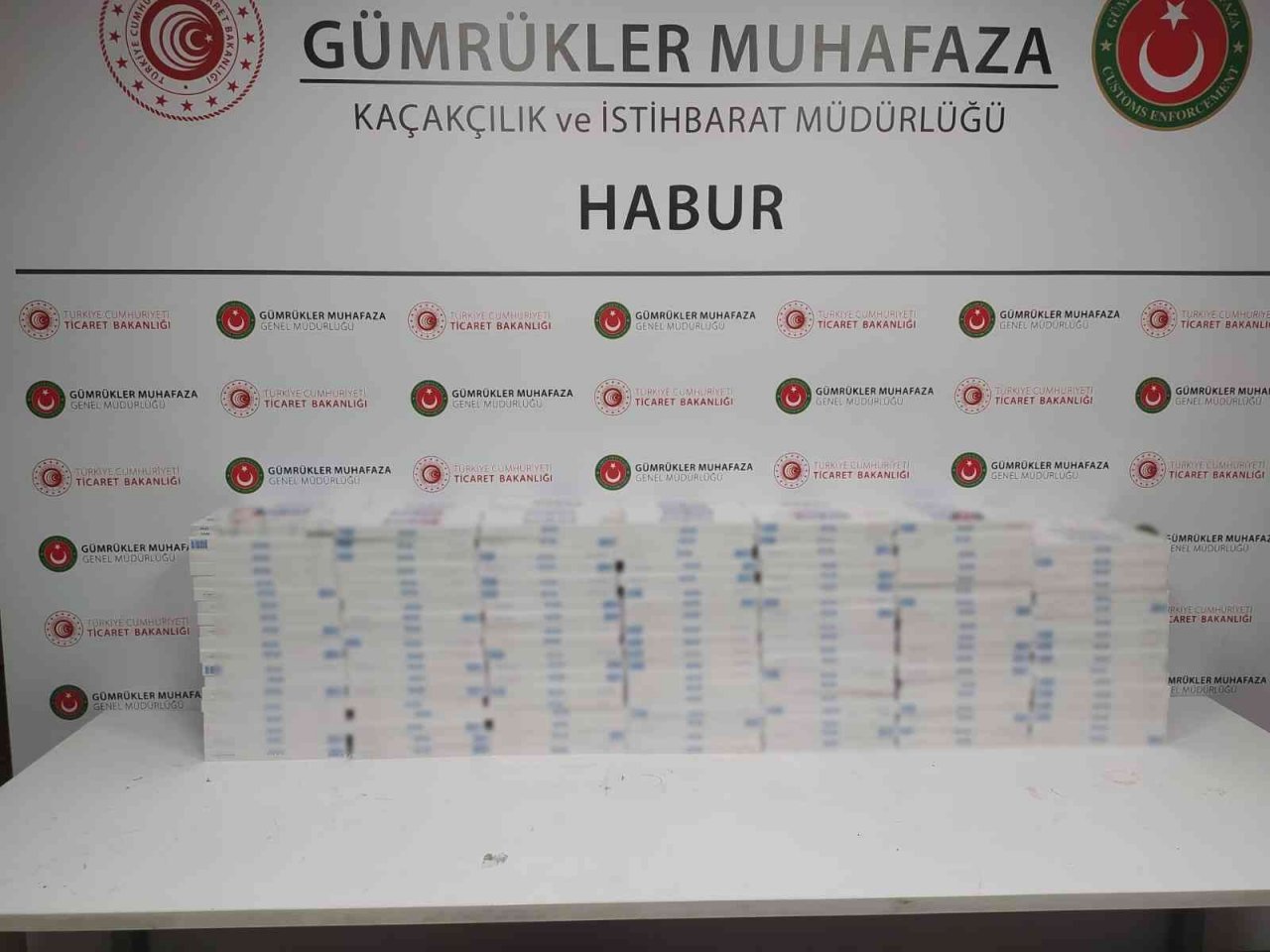 Habur Sınır Kapısı’nda kaçak sigara operasyonları