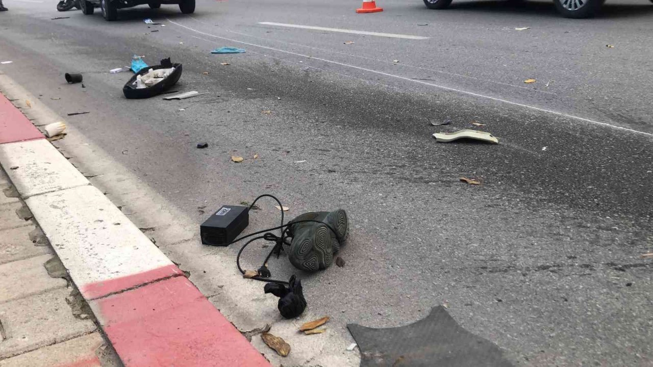 Karaman’da otomobilin çarptığı bisiklet sürücüsü ağır yaralandı