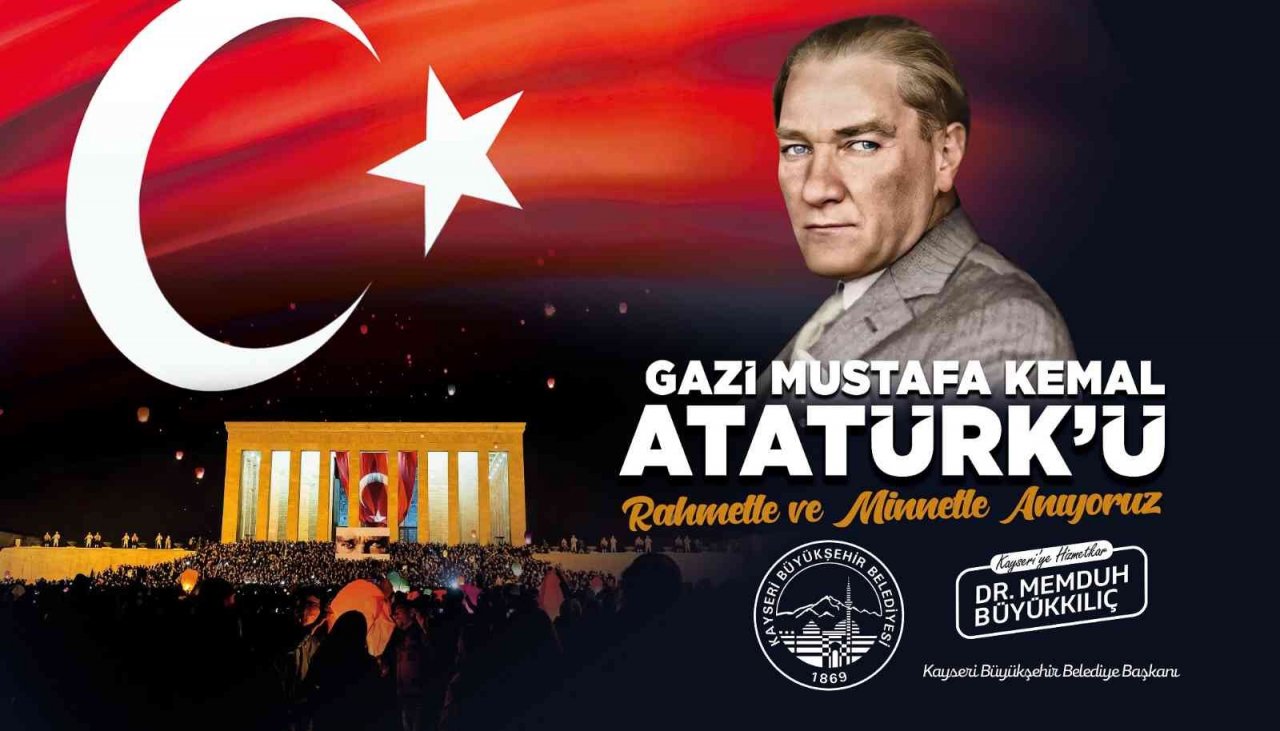 Kayseri protokolünden "10 Kasım" mesajları