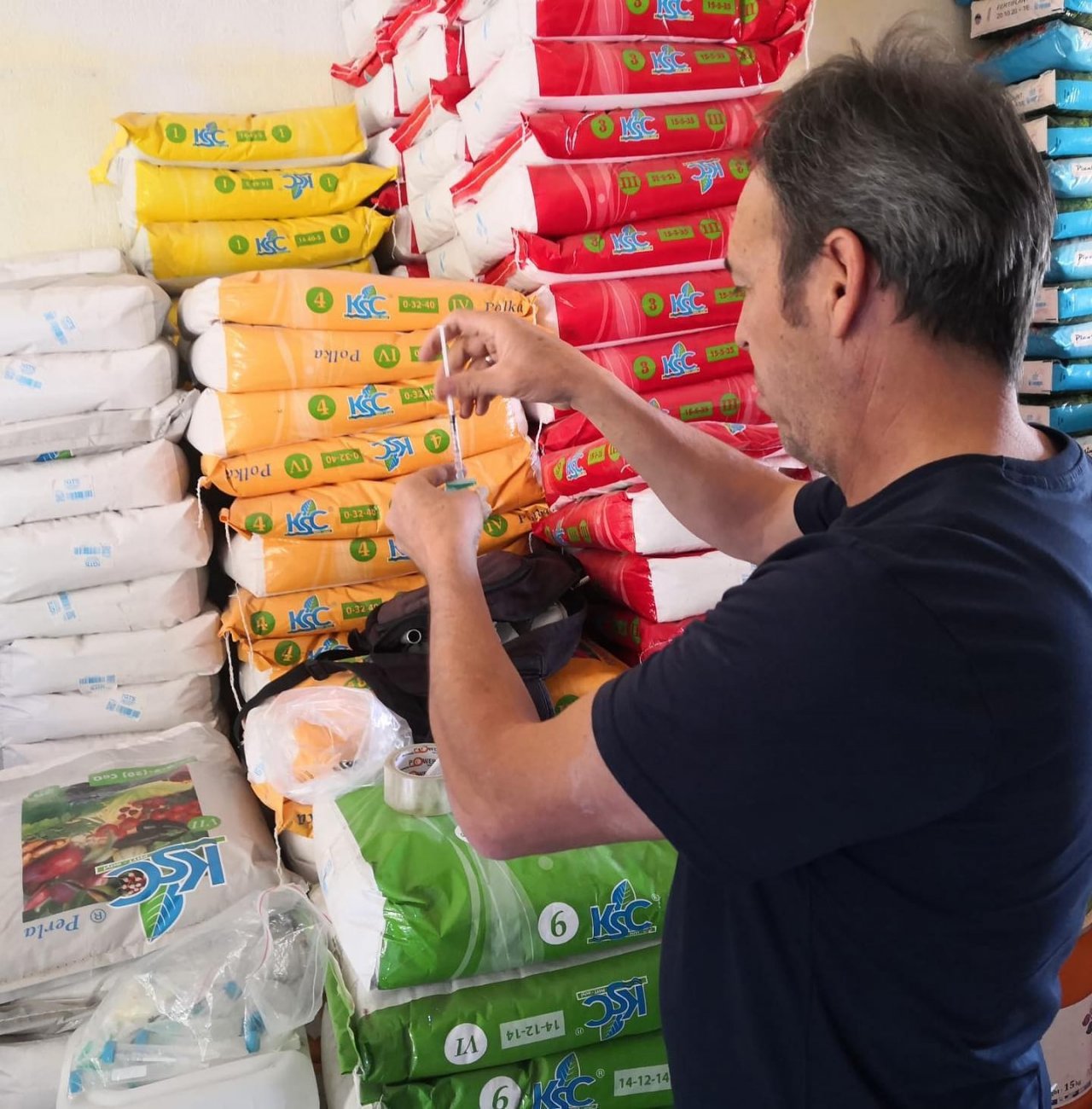 Kimyasal gübre bayilerinde denetim yapıldı